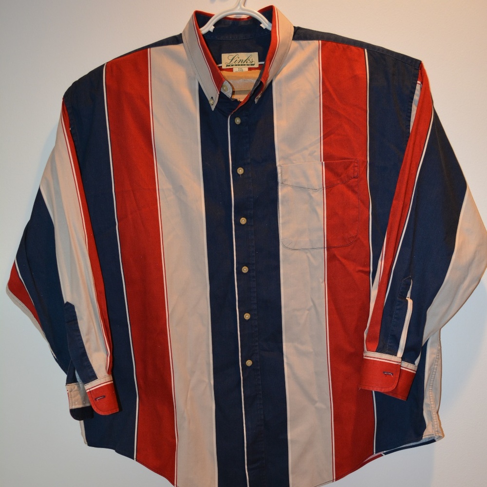 Links Long Sleeve Casual Shirt Size XXL
